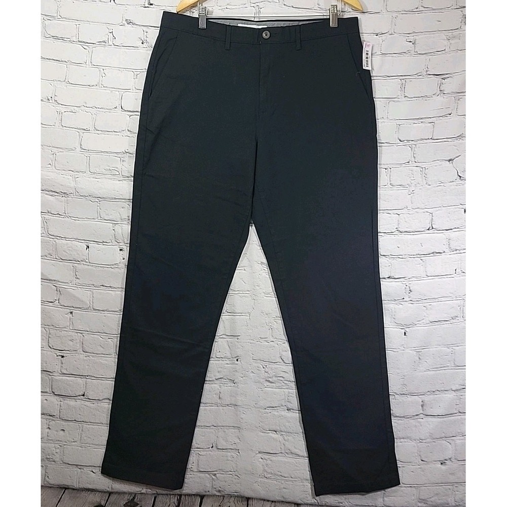 Amazon Essentials Black Chino Pants 36 X 34 Men Athletic New NWT‎